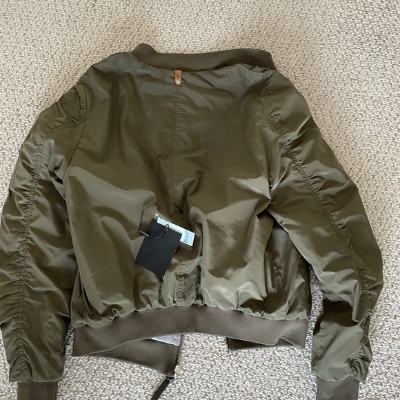 Mackage army Green Cara bomber jacket XS - Picture 2 of 2